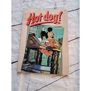 Hot Dog Magazine 37 Mickey Mouse 1985 Disney